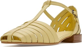 Bernardo Brighton Womens Flat Shoes Vanilla : 8.5 M, Leather