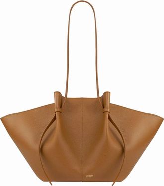Yuzefi Large Mochi Tote - Dames - Schoudertassen - Bruin - ONE Size - Leer - Tassen