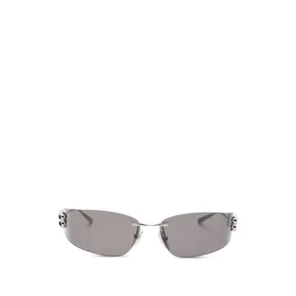 Balenciaga Logo Rectangle Sunglasses