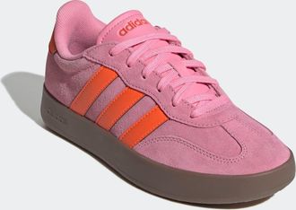 adidas Sneaker ADIDAS SPORTSWEAR BARREDA, Damen, Gr. 38,5, orange (bliss pink, impact orange, gum5), Leder, Synthetik, Schuhe Sneaker, inspiriert vom Design 