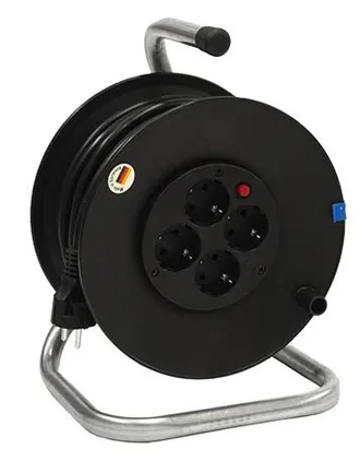 Bachmann Carrete De Cable 4 Enchufes Con Protecci&oacute;n T&eacute;rmica, 392.180