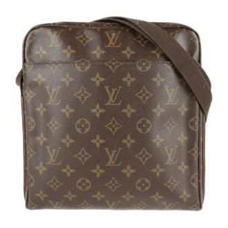 Louis Vuitton Pre-owned Cross Body Bags, female, Brown, Size: ONE SIZE Pre-owned Canvas shoulder-bags