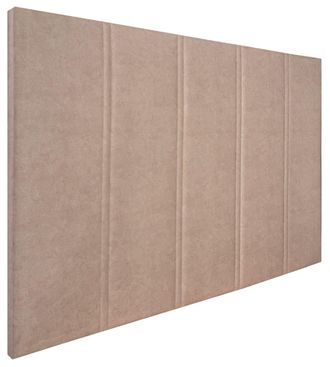 HOGAR 24 Cabecero amur tapizado en tejido acuaqulin beige, 140x110x5cm