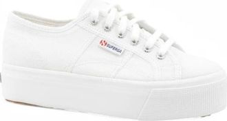 Superga 2790 Platform Sneaker - Dames - Sneakers - Wit - 41 EU - Schoenen