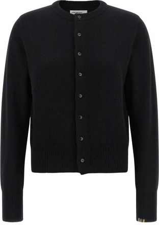 Extreme Cashmere N&deg;435 Little Lamb Cardigan - Dames - Cashmere truien - Zwart - ONE Size - Wol - Truien & Vesten