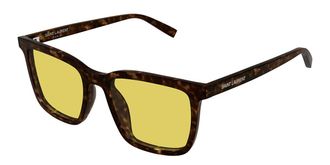 Saint Laurent SL 500 Asian Fit 008 Mens Sunglasses Tortoiseshell Size 54 - Free RX Lenses - Free RX Lenses