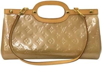 Louis Vuitton Pre-owned Vernis Handbag - Dames - Vintage Handtas - Beige - ONE Size - Vintage