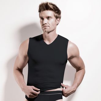 Isa Muscleshirt ISA BODYWEAR Muskelshirt, Herren, Gr. XL, schwarz, Obermaterial: 87% Polyamid Meryl PA(Meryl). 13% Elasthan EL., Shirts Muscleshirt