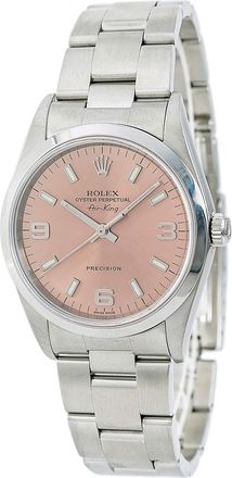 Rolex Pre-owned Pre-owned Rolex Air-King Automatic Chronometer Champagne Dial Mens Watch 14000 CSAO