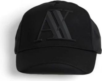 A|X Armani Exchange Accessoires, Heren, Zwart, ONE Size, Polyester, Logo Cap