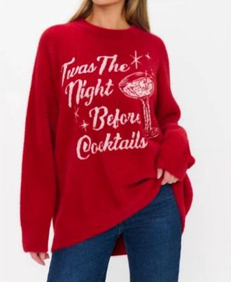 Show me your Mumu Classic Crewneck Sweater In Twas The Night Knit