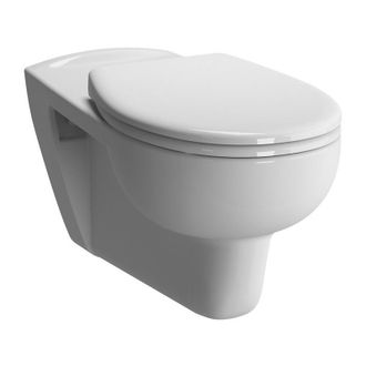 Vitra Inodoro De Pared Conforma Con Descarga Plana, Con Borde Cerrado, Blanco