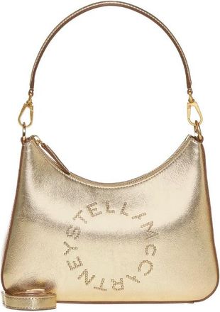 Stella McCartney Debossed Logo Metallic Shoulder Bag