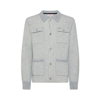 Sun 68 Heren, Truien, Grijs, Maat: L