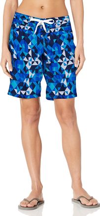 Kanu Surf Womens Marina UPF 50+ Active Swim Board Short (Reg & Plus Sizes), Gillian Blue, 14