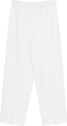 Fabiana Filippi elastische broek - Dames - Wijde Broeken - Wit - 2XS - Broeken