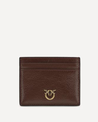 Pinko Shiny leather Card Holder Female UNI