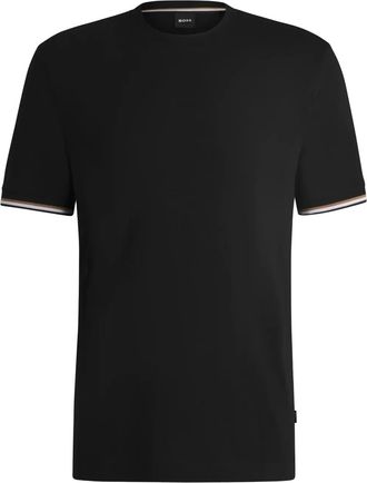 BOSS T-shirt in cotone - Nero
