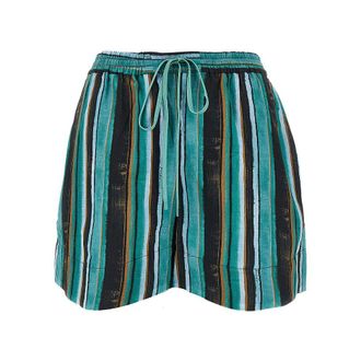 Pinko Printed muslin shorts Woman XS