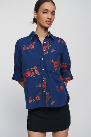 Maeve Mabel 100% Cotton Buttondown Shirt