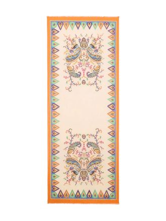 Etro floral paisley jacquard scarf - women - Silk - One Size - Neutrals