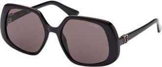 Guess Gu 7862 01A Zonnebril - Dames - Zonnebrillen - Zwart - 56 MM - Accessoires