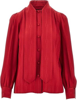 Gucci Jacquard silk shirt Woman 42