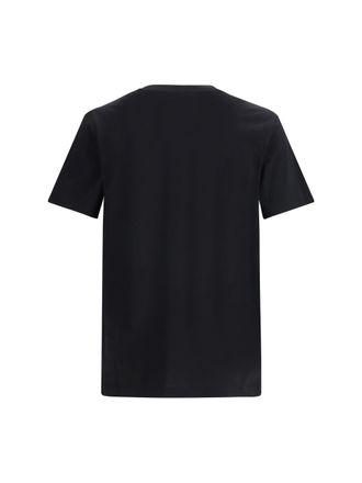 Moschino Laurel Crown Logo Embroidery T-Shirt - Black