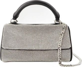 Kara Crush Satchel Bag Kara Mesh White