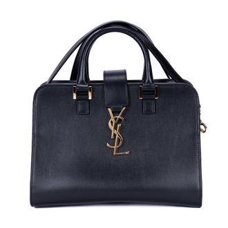 Saint Laurent Pre-owned Womens Baby Cabas Shoulder Bag - Black - One Size