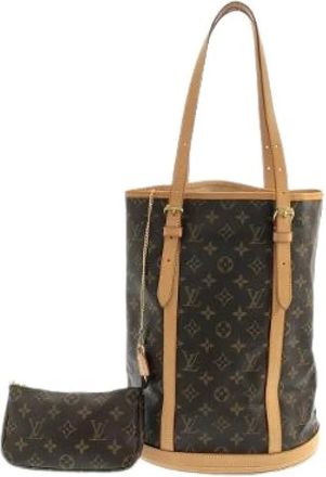 Louis Vuitton Pre-owned Bucket Bags, female, Brown, Size: ONE SIZE Pre-owned Monogram Shoulder Bag
