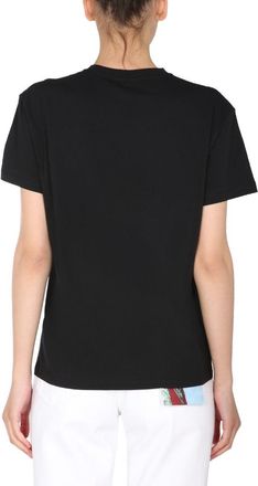 Raf Simons Crew Neck Cotton T-Shirt - Black