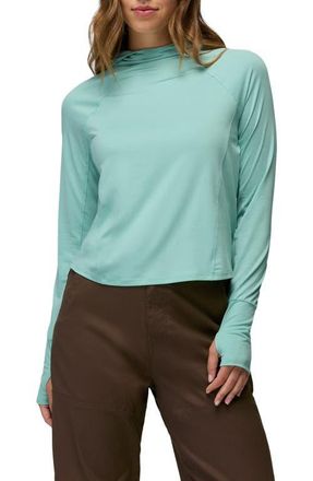 Prana Sol Searcher UPF 50 Sun Hoodie in Sea Glass at Nordstrom, Size X-Small
