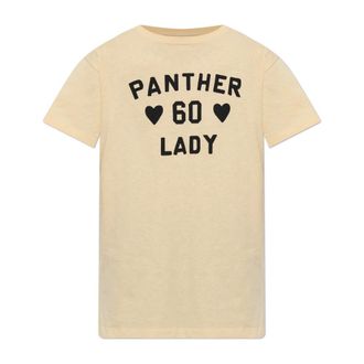 Valentino Garavani T-Shirts, female, Beige, Size: 2XS T-shirt with print