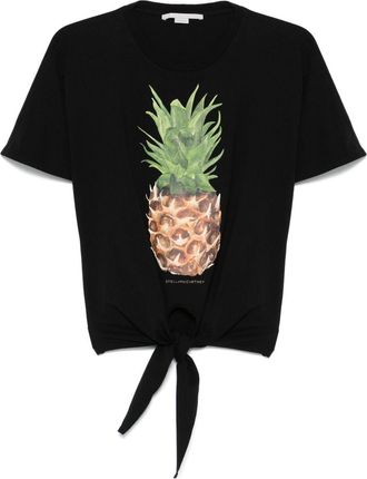 Stella McCartney Pineapple T-shirt - Black