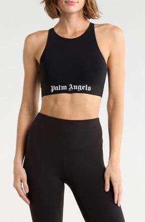Palm Angels Logo Graphic Tank Top in Black White at Nordstrom Rack, Size X-Large