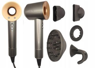 OEM Secador De Pelo Ultra 5 En 1 De 1600 W, Color Plata