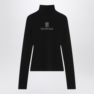 Balenciaga Black Nano Bb Turtleneck