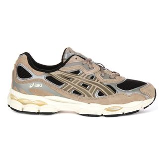 Asics NYC Suede Mesh Trainers in Grey Black - male - Asics - Sneakers - Multicolor - 10 1/2 UK - Shoes