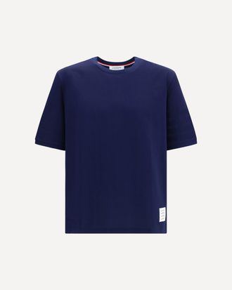 Thom Browne Jersey T-shirt with ribbed cuffs Male 3
