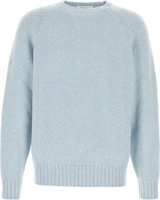 Umit Benan Light Blue Cashmere Sweater