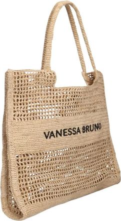 Vanessa Bruno Tassen, Dames, Beige, ONE Size, Katoen, Panier GM
