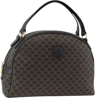 Celine Pre-owned Vintage Macadam Handtas - Dames - Vintage Handtas - Zwart - ONE Size - Leer - Vintage