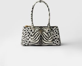 Prada Galleria medium printed Saffiano leather bag