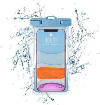 OEM Funda Impermeable Para Tel&eacute;fono M&oacute;vil &times; 2, Funda Impermeable De Transparencia Gran C&aacute;mara Aire, Funda Impermeable Cord&oacute;n Actividades Subacu&aacute;ticas