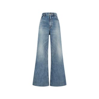 Celine Flare Jeans 001 - female - CELINE - Wide Jeans - Blue - W29 - Jeans