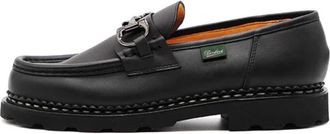 Paraboot Reims Mors - Heren - Loafers - Zwart - 43 EU - Leer - Schoenen