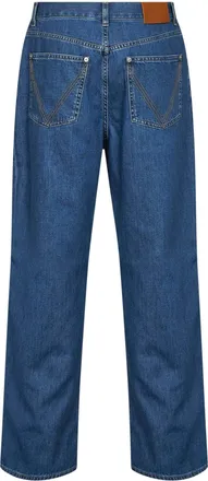 Bottega Veneta Mens Denim Jeans, Medium Blue Cotton