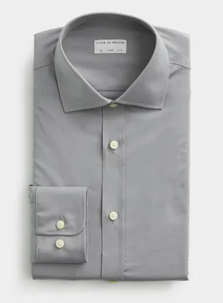 Tiger Of Sweden Mens ST-Shirt Shirtl-grey fitted shirt Slim fit