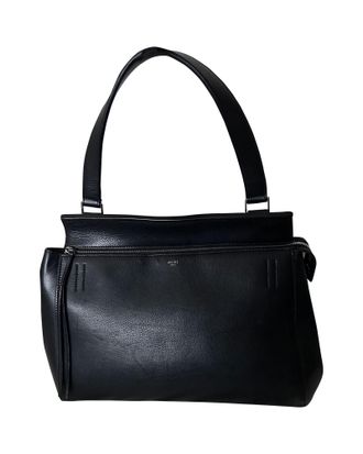 Celine Celine Medium Edge Handtas in Zwart Kalfsleer